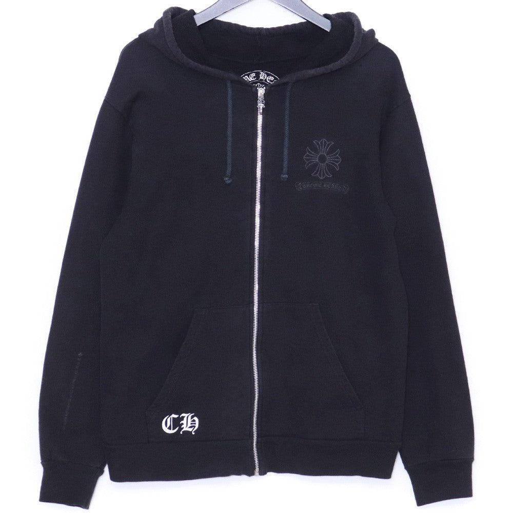 Chrome Hearts Old CH Plus Dagger Zip Hoodie Black Size L