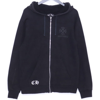 Chrome Hearts Old CH Plus Dagger Zip Hoodie Black Size L