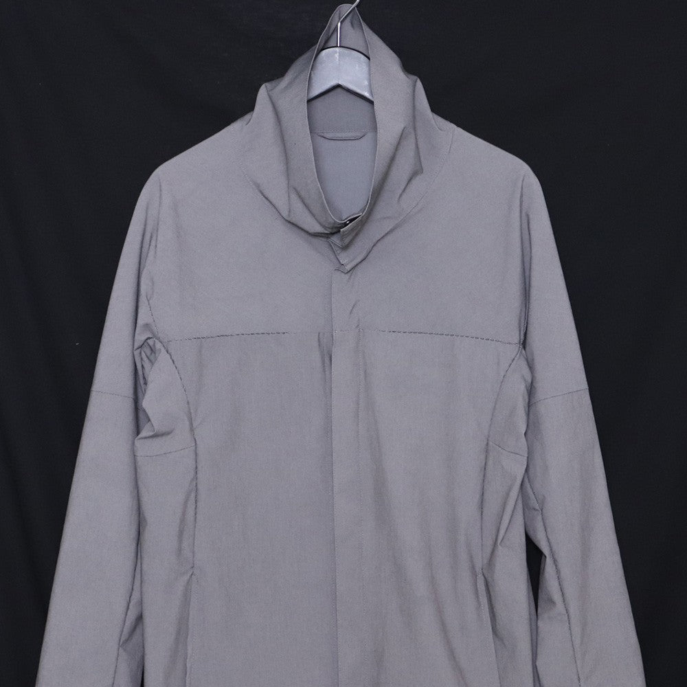 INCARNATION Loose-neck Stretch Coat #2 Unlined Gray Size S