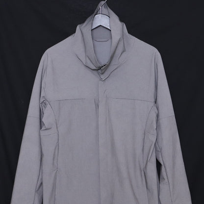 INCARNATION Loose-neck Stretch Coat #2 Unlined Gray Size S