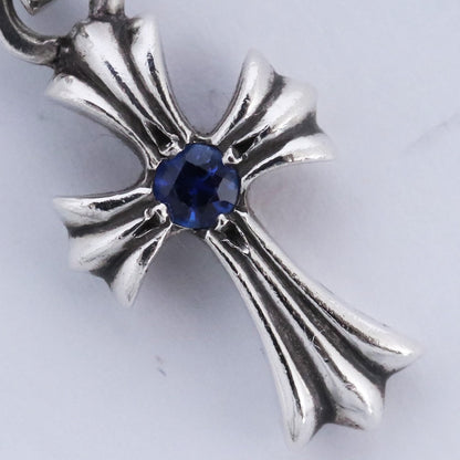Chrome Hearts CH Cross Babyfat 2P Charm Silver Size F