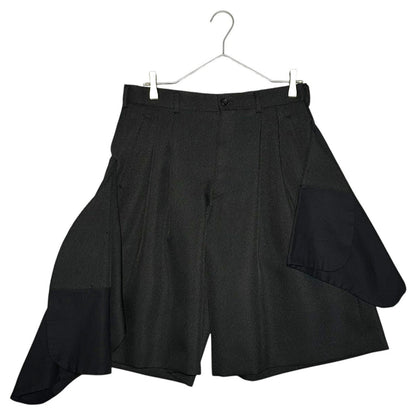 COMME des GARCONS HP 25SS Deformed Shorts Black Size S
