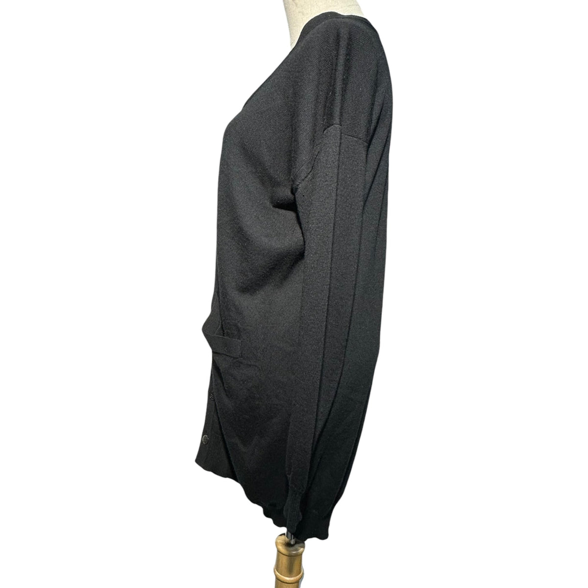 COMME des GARCONS JW 18AW Long Wool Button Cardigan Size M