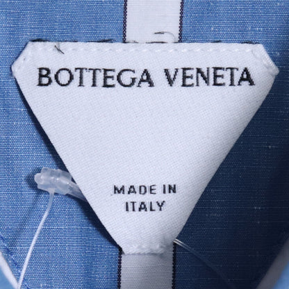 Bottega Veneta 23AW Blue Striped Panelled Shirt Size 46