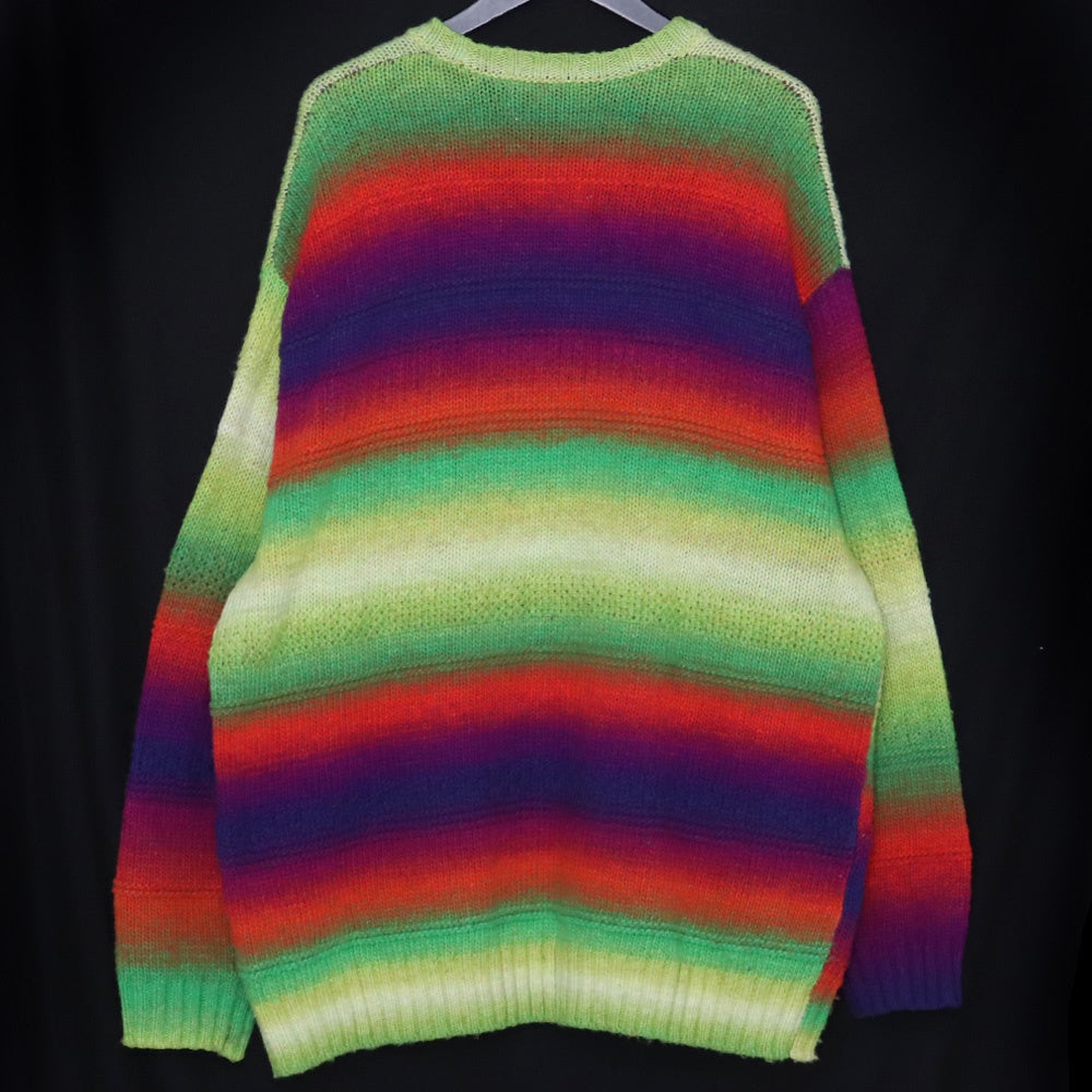 SUPREME 22AW Gradient Stripe Sweater Multi Size XL