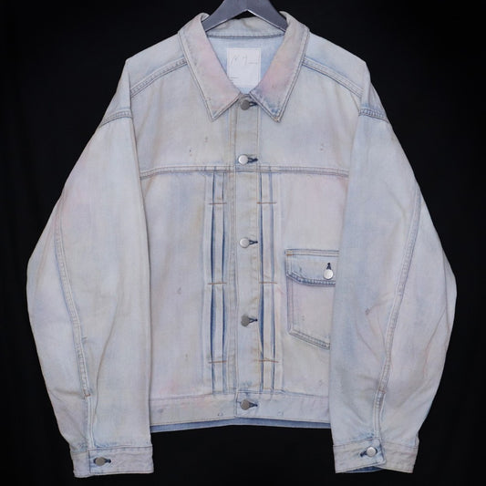 ANCELLM 25AW Layering Color Denim Jacket Indigo Size 2