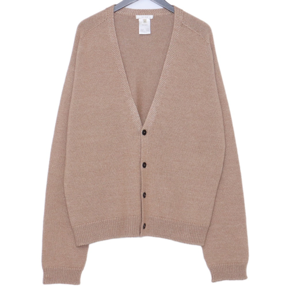 The Row Sheldon Cardigan Silk Wool Brown Size M