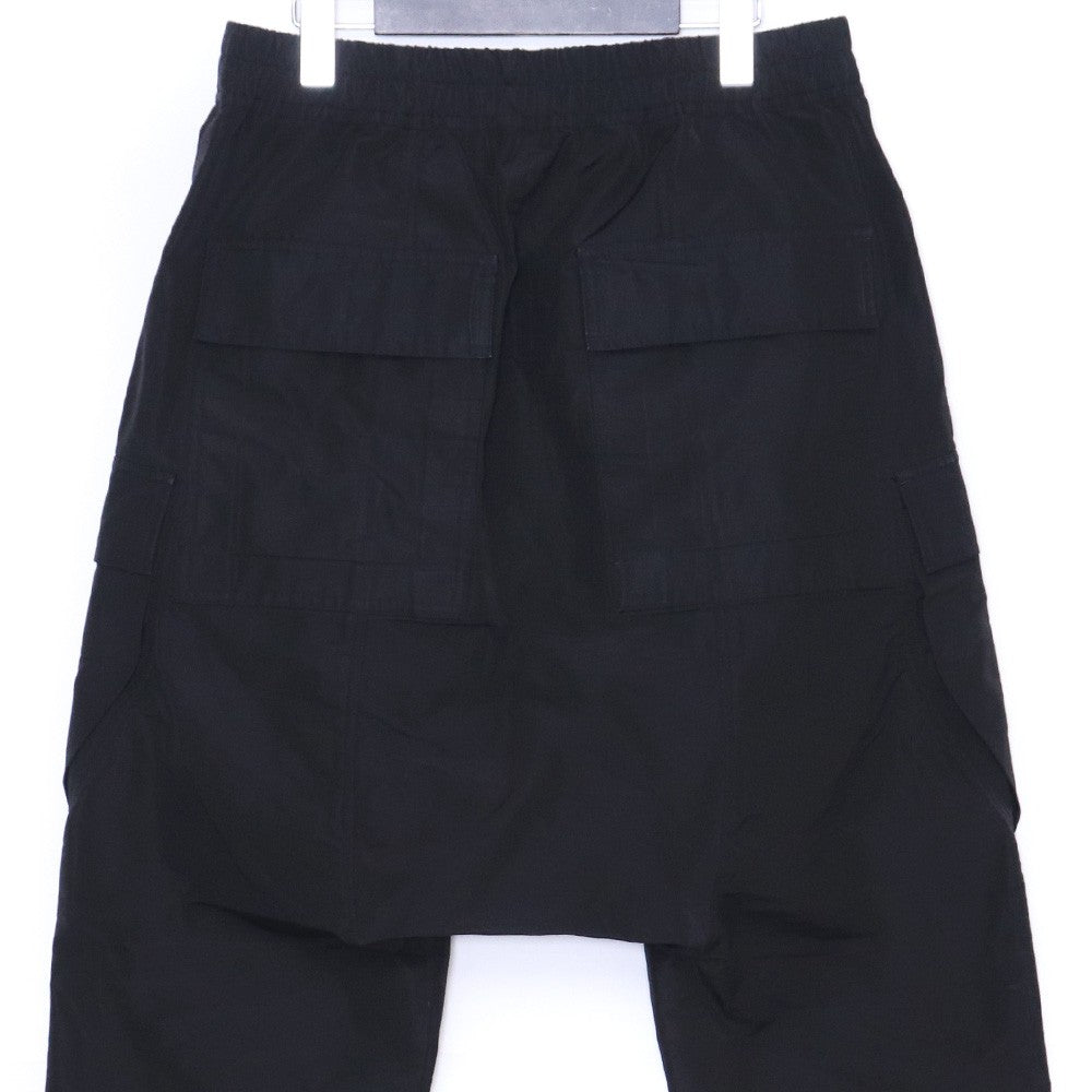RICK OWENS 22SS Cargo Cropped Sarouel Pants Black Size 46