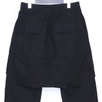RICK OWENS 22SS Cargo Cropped Sarouel Pants Black Size 46