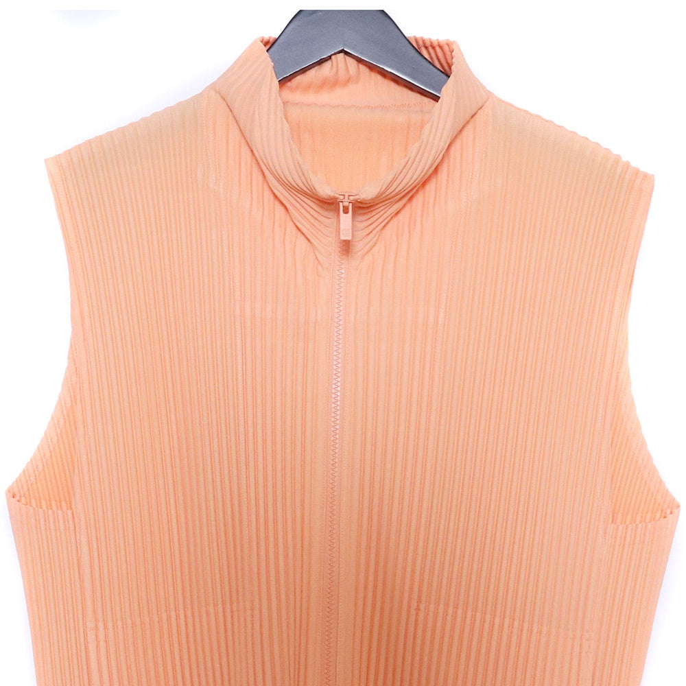 HOMME PLISSE ISSEY MIYAKE 26SS Monthly Vest Orange Size 2