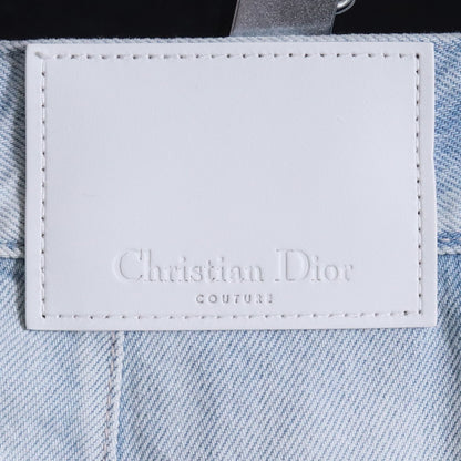 DIOR Carpenter Double Knee Denim Light Indigo Size 46