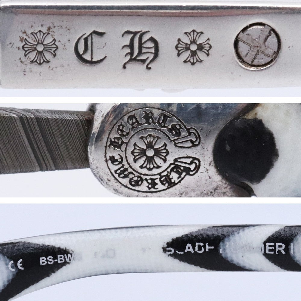 CHROME HEARTS Blade Hummer I Silver Sunglasses Size ONE SIZE