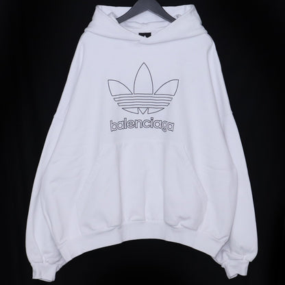 BALENCIAGA × ADIDAS 23SS Large Fit Hoodie White Size 2