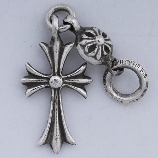 CHROME HEARTS 1BALL TNY CH CRS Charm Silver Size F