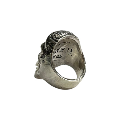 CRAZY PIG 90s Planet Of The Apes Silver Ring Size JP 17