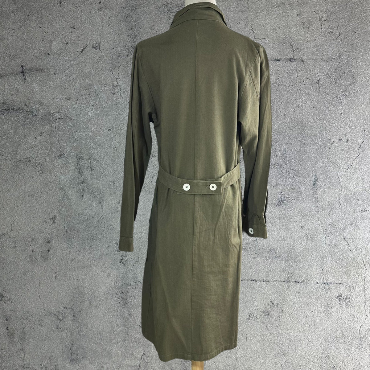 vintage Euromilitary Czech Army Work Coat Cotton