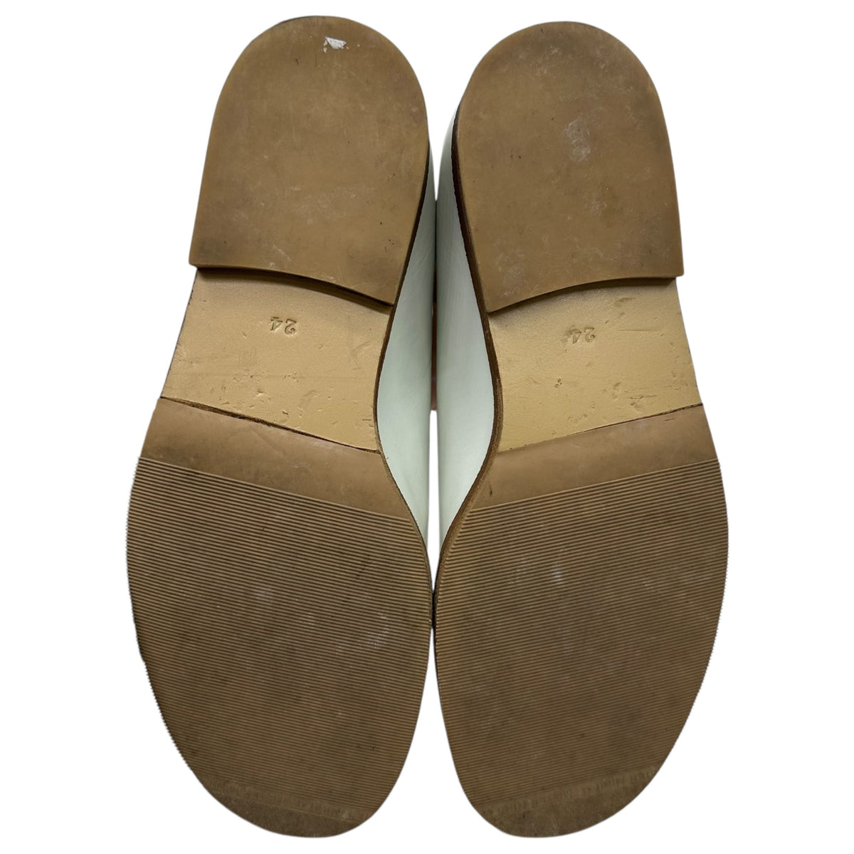 tricot COMME des GARCONS Medallion Leather Pumps Size 24CM