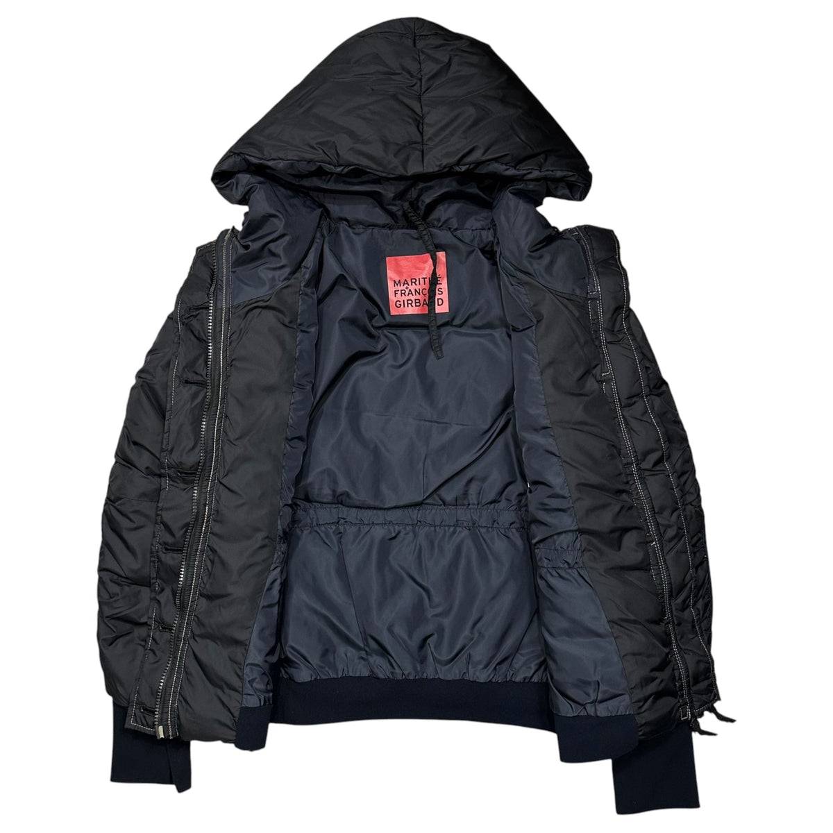 MARITHE FRANCOIS GIRBAUD Hooded Down Jacket Multi Size M