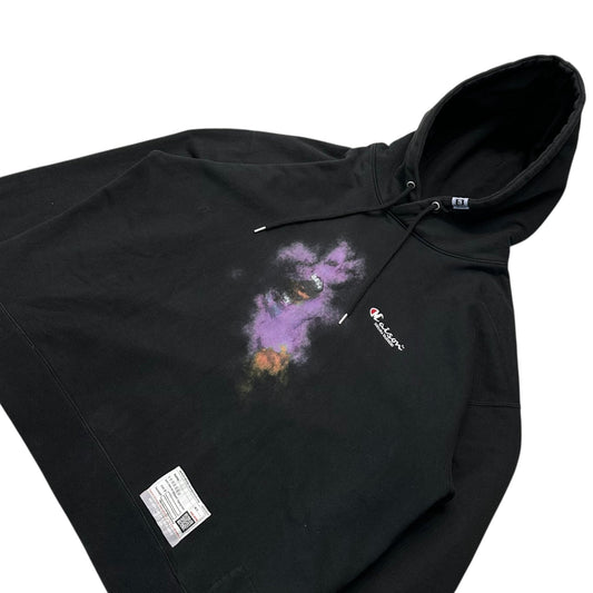 Maison MIHARA YASUHIRO 23SS Graphic Hoodie Black Size 48