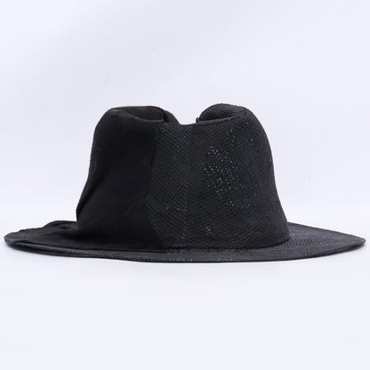 KLOSHAR Deerskin Straw Hat Black Size 59