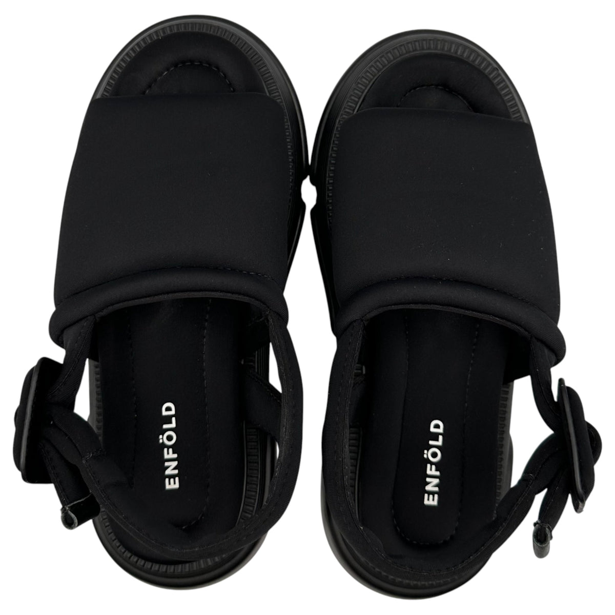 ENFOLD Float-Sole Sandals Black Size EU 38