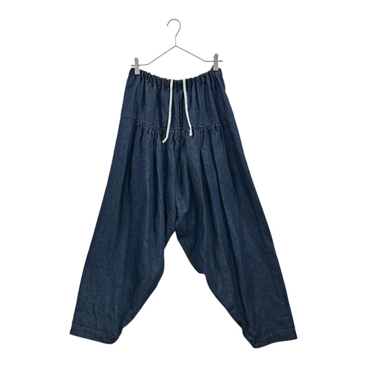 TAO 24SS Cotton Linen Denim Elastic Waist Pants Size FREE