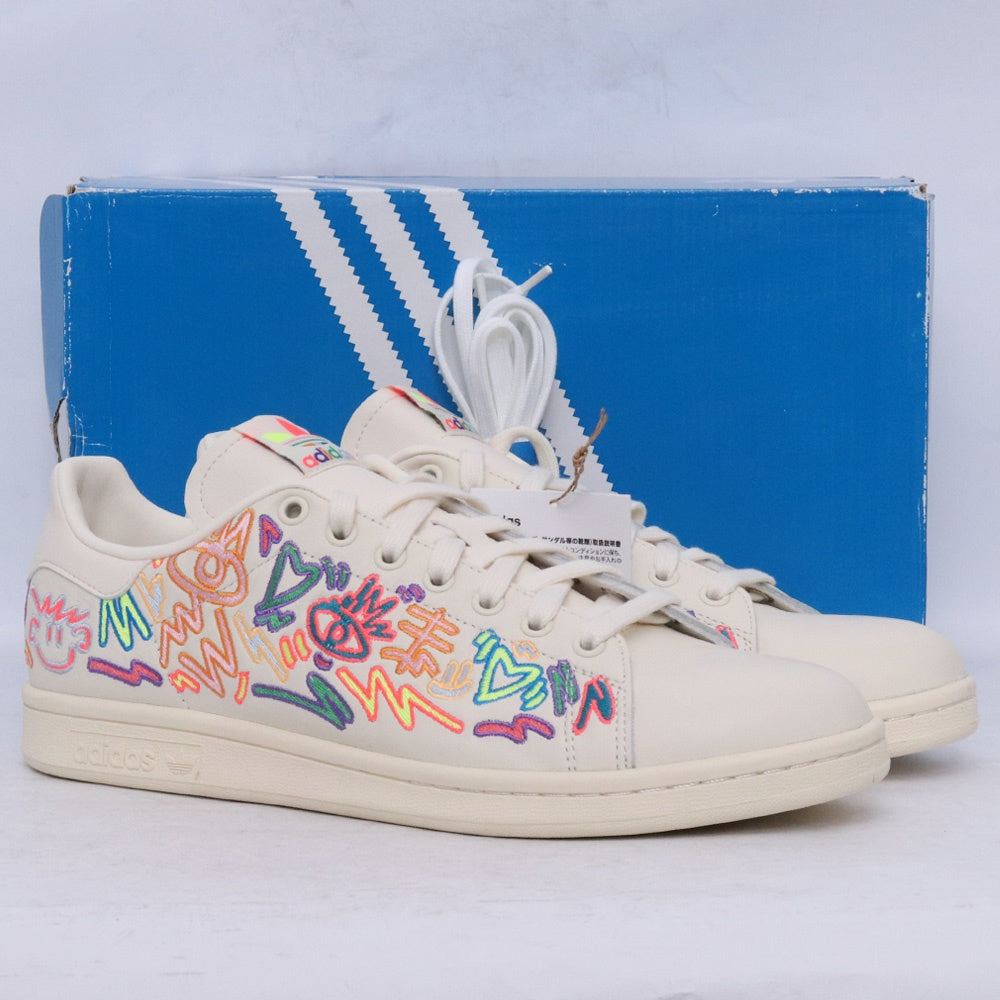 ADIDAS Stan Smith Low-Top Sneakers Cream White Size 29cm