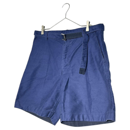 sacai 24SS Moleskin Shorts Navy Size 4