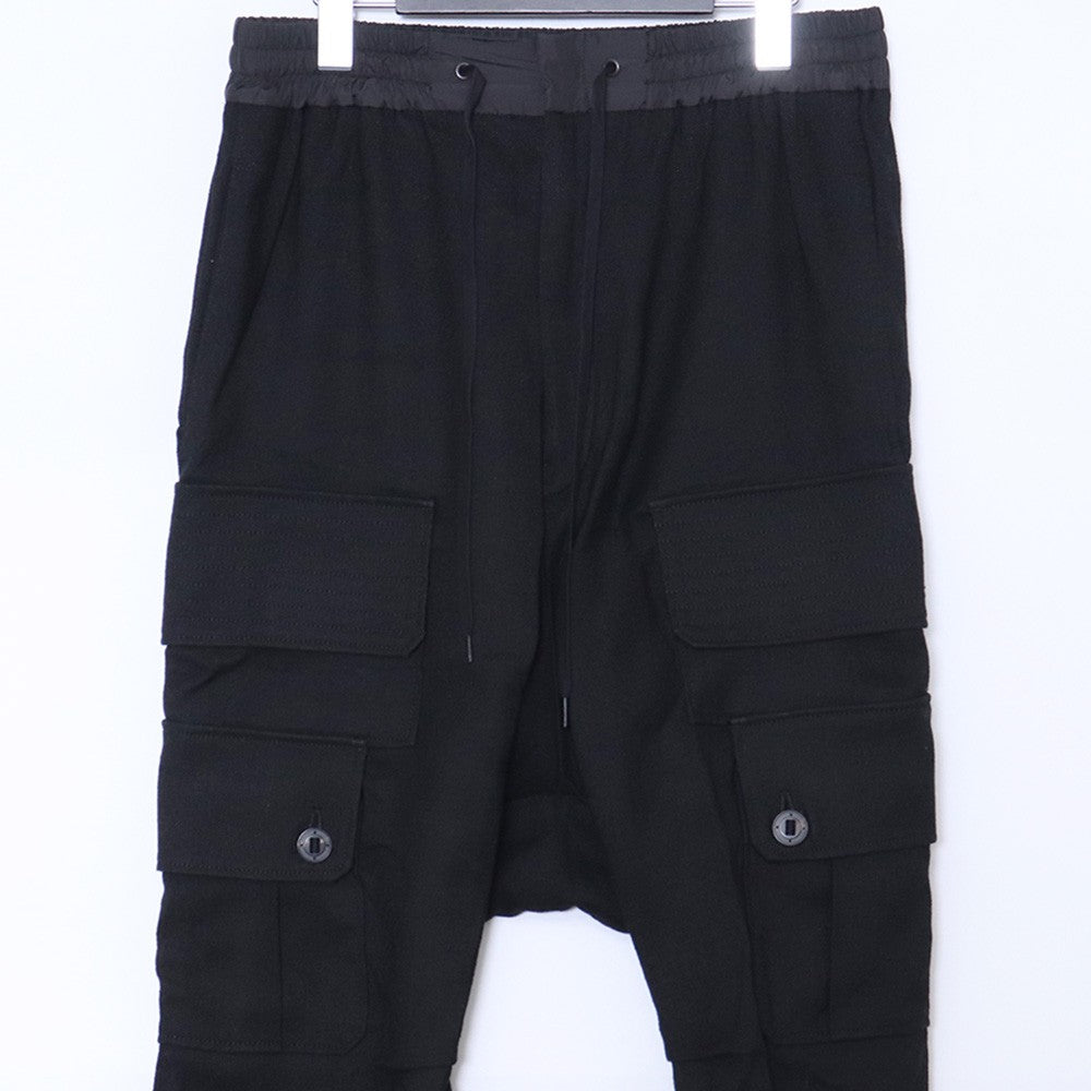 DEVOA Cargo Drop Crotch Pants Black Size 3