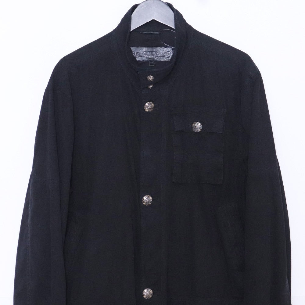 CHROME HEARTS Cherry Bomb Military Jacket Black Size L