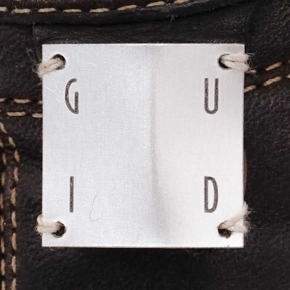 GUIDI Horse Full Grain Front Zip Boots Dark Gray Size EU 42