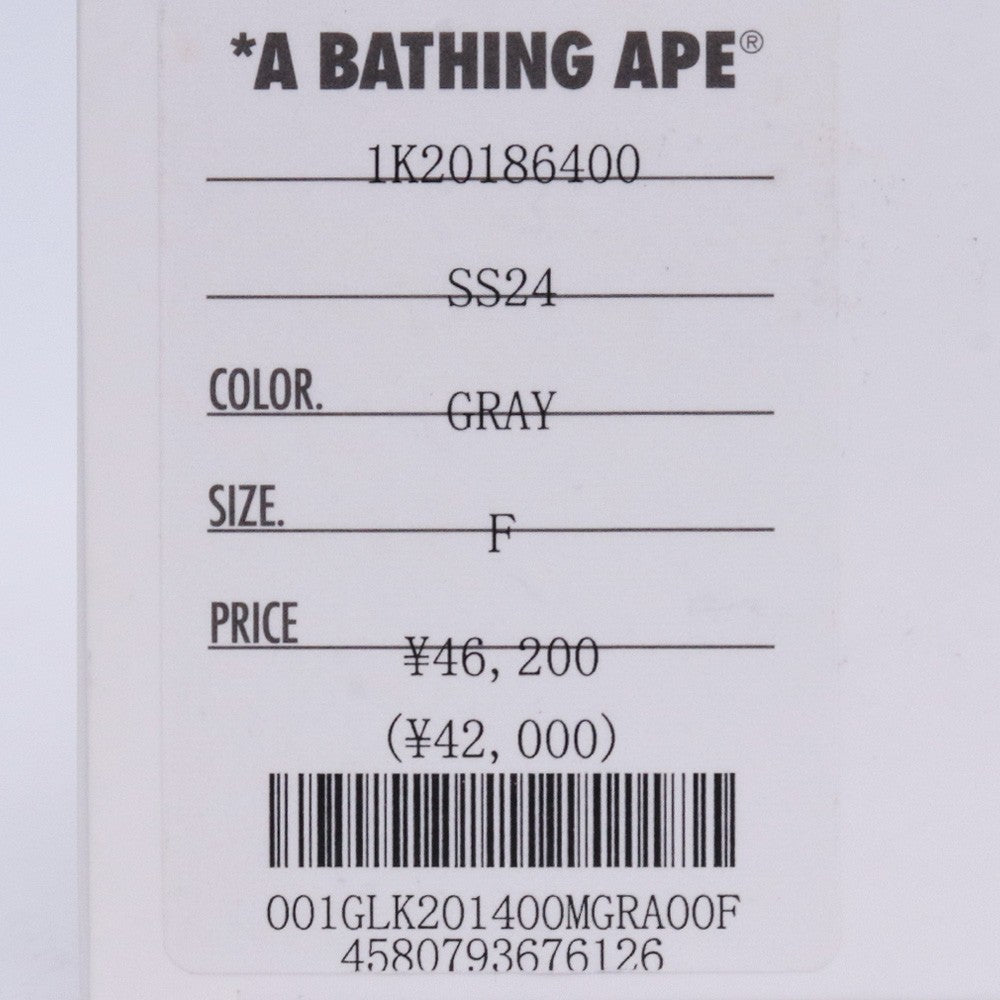 Bape 24SS Shark Gray Sunglasses 49-19-145
