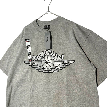 NIKE 90s Jordan Wing Logo 3D Print T-Shirt Gray Size L
