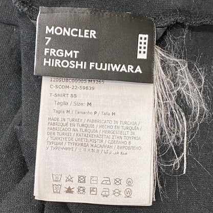 Moncler Genius FRAGMENT Black T-Shirt Size M