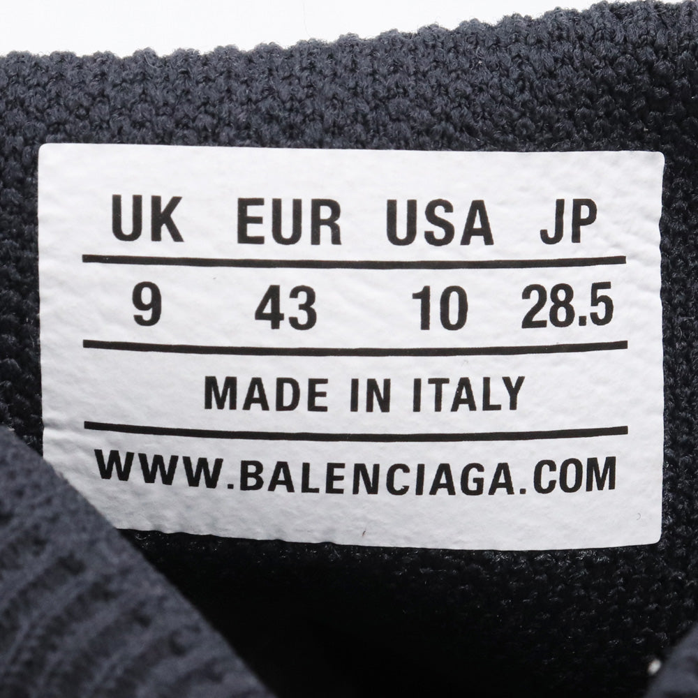 Balenciaga SPEED TRAINER Black Red Sneakers Size EU 43
