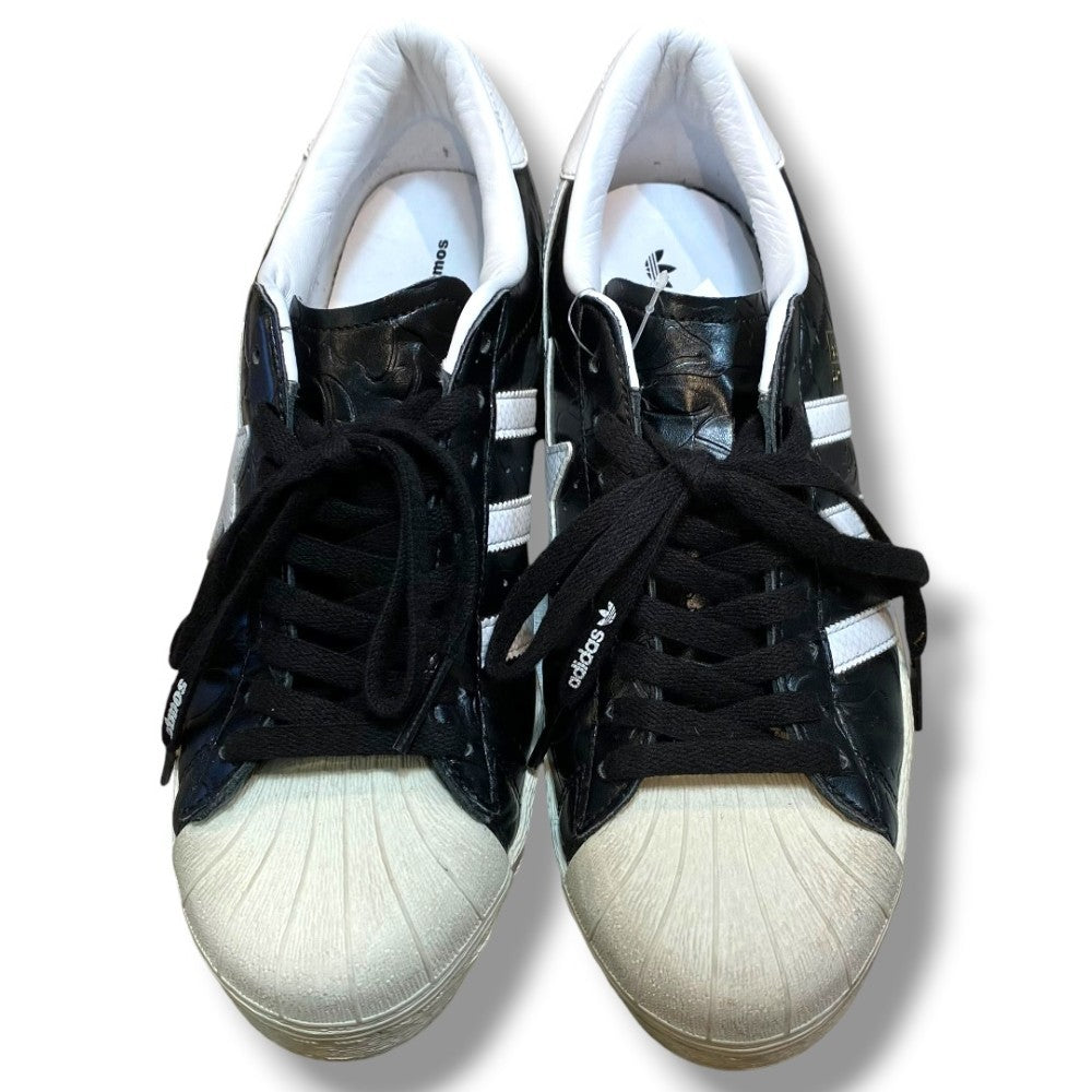 Bape Adidas Atmos Super Star V Black Sneakers Size 28cm