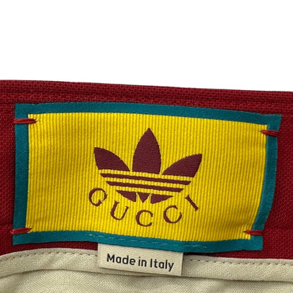 GUCCI x adidas Trefoil Jacquard Slacks Red Size 50