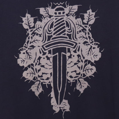 CHROME HEARTS Women's Old Vine Dagger Hoodie Navy Size XS