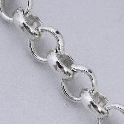 CHROME HEARTS Roll Chain Necklace Silver