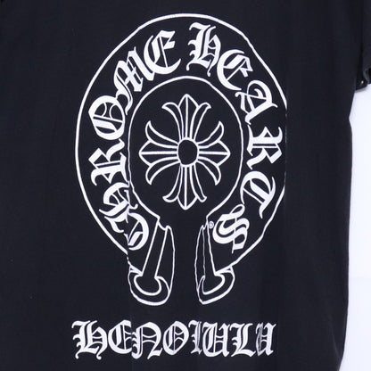 CHROME HEARTS Honolulu Horseshoe Print T-Shirt Black Size L