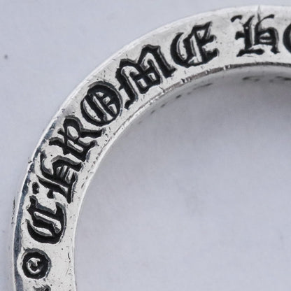 CHROME HEARTS 3mm Spacer Plain Ring Silver Size ONE SIZE