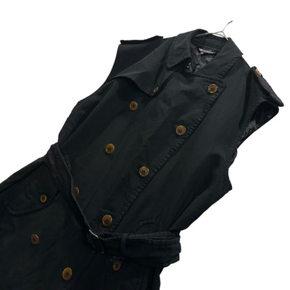 BLACK COMME des GARCONS 21AW Polyester Coat Black Size XS