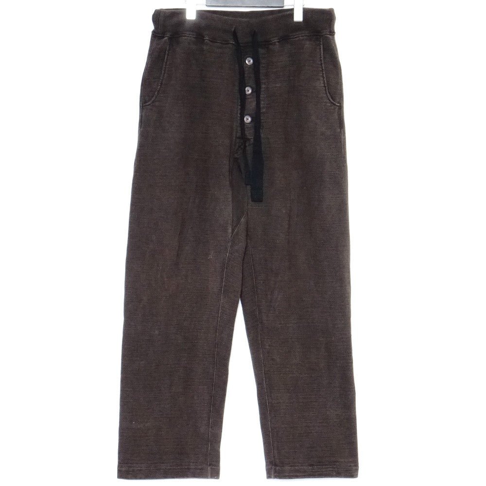 KLASICA 25AW Fly Front Easy Sweat Pants Dark Olive Size 3