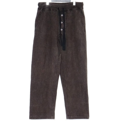 KLASICA 25AW Fly Front Easy Sweat Pants Dark Olive Size 3