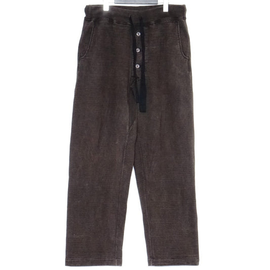 KLASICA 25AW Fly Front Easy Sweat Pants Dark Olive Size 3