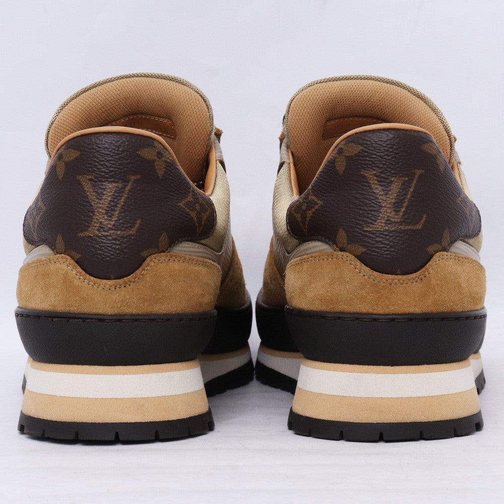 LOUIS VUITTON Harlem Monogram Sneakers Brown Size 25.5cm