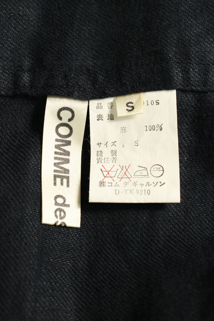 COMME des GARCONS Cotton Midi Skirt Black Size S