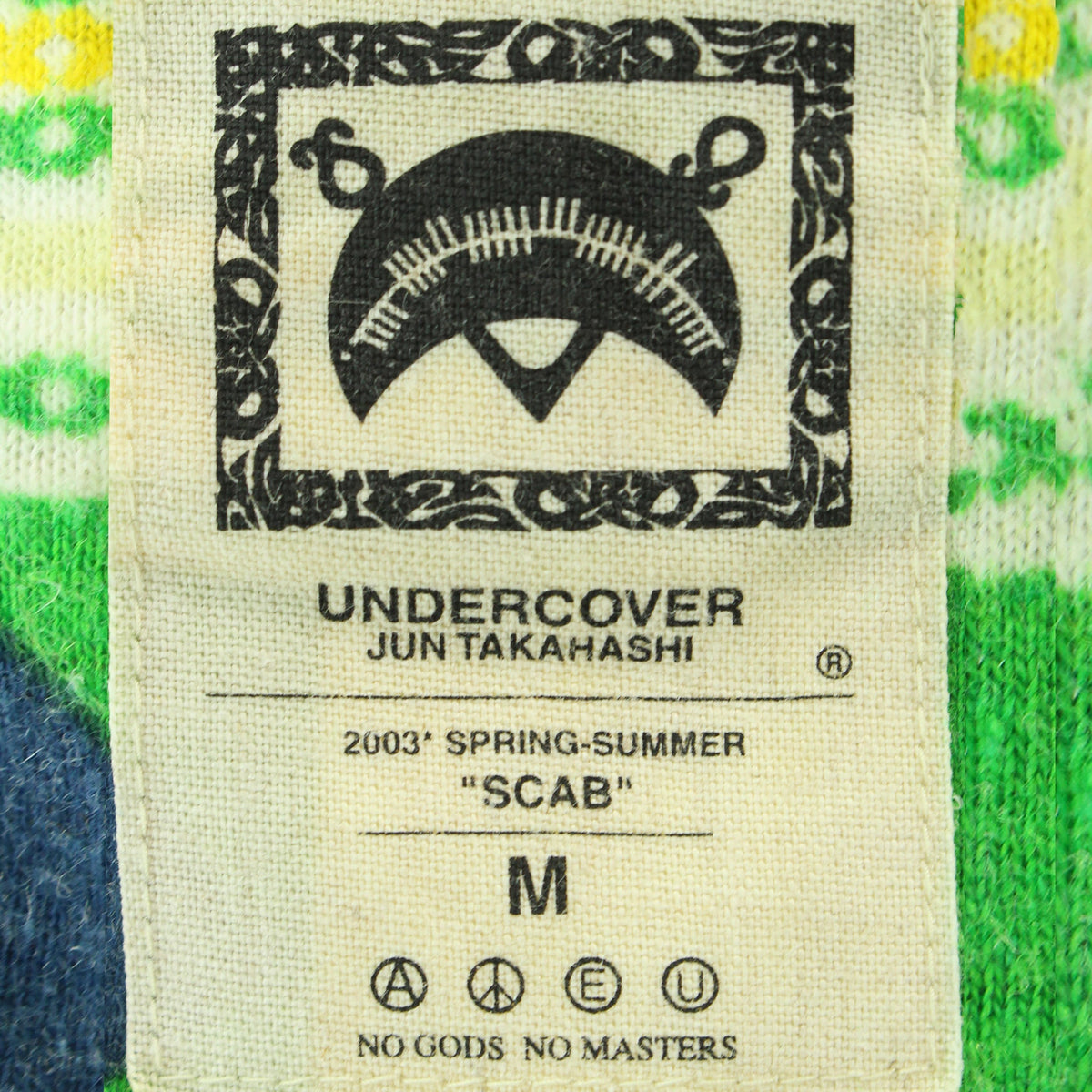 UNDERCOVER 2003 S/S Multi Long Sleeve Shirt Size M