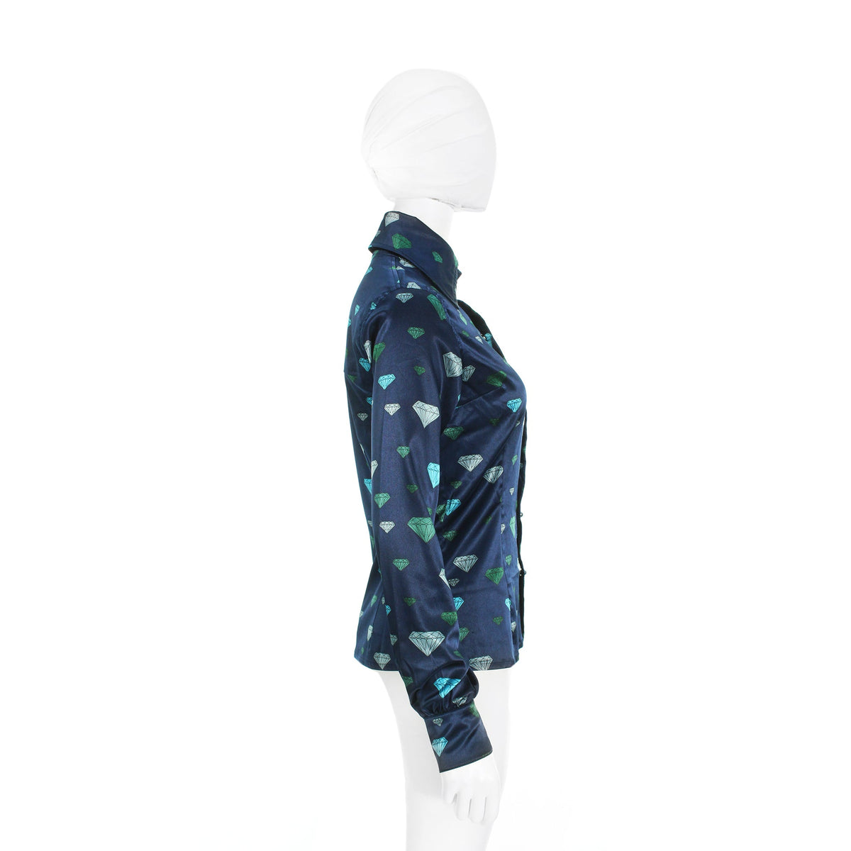 UNDERCOVER 2001 A/W Blue Long Sleeve Shirt Size S