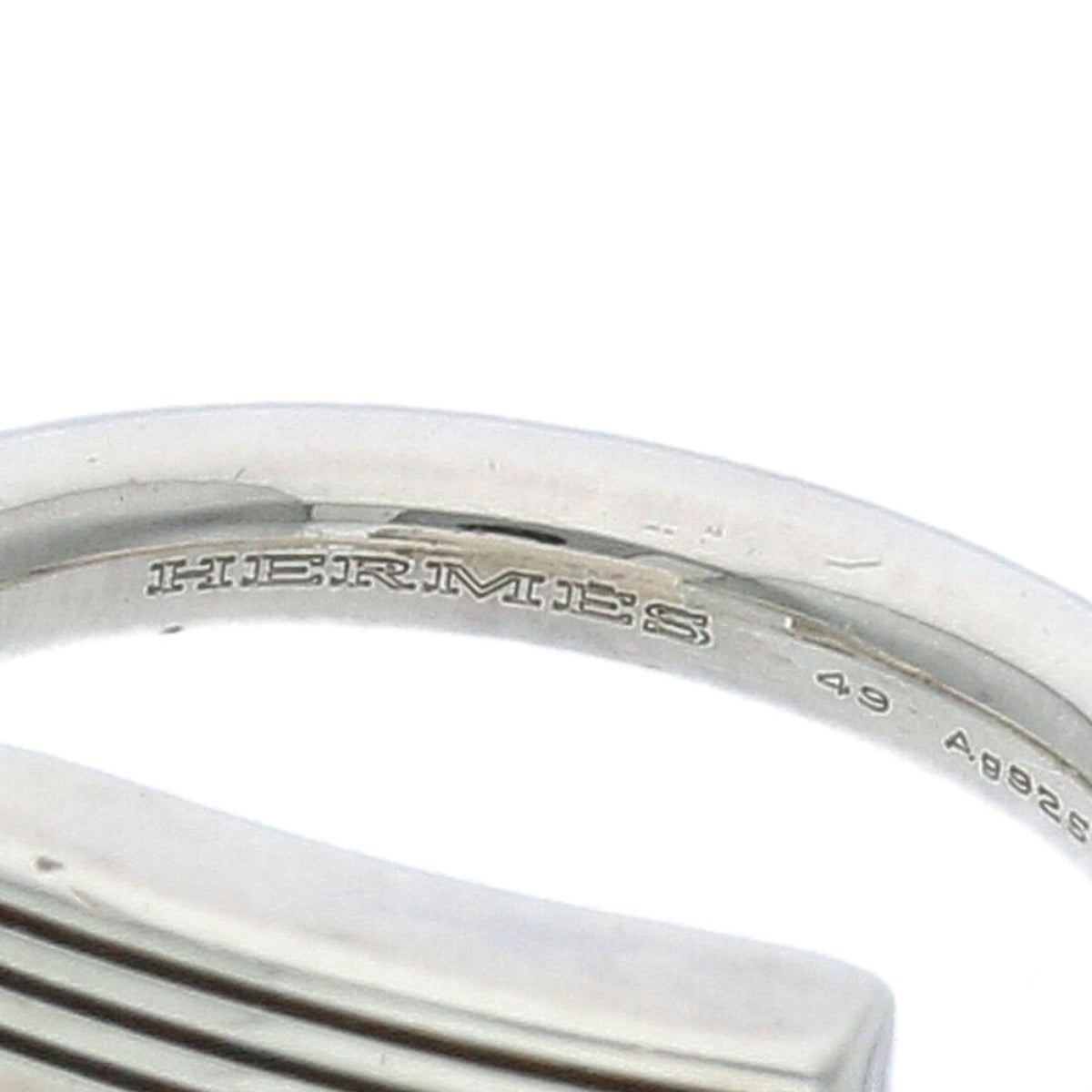 Hermes HERMÈS 2010s Silver Ring Size JP 9